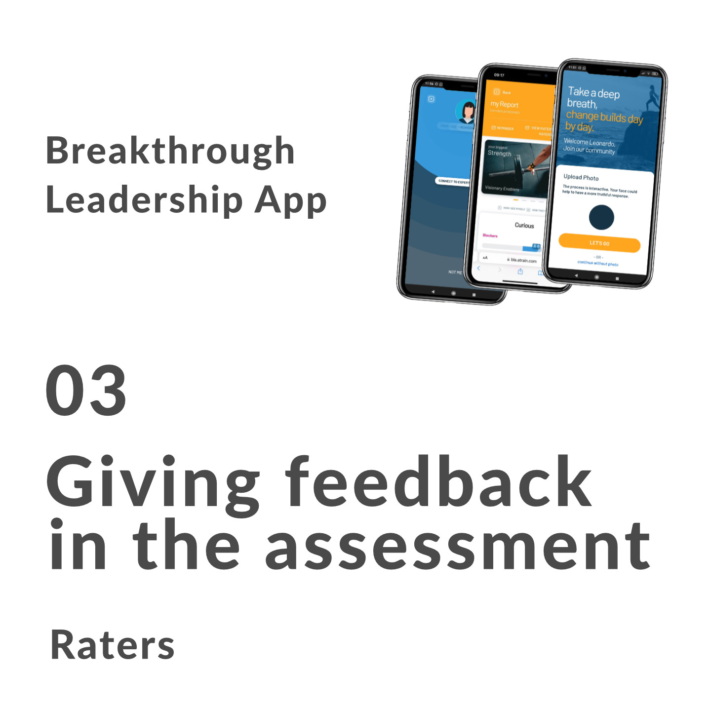 Train Raters BLA - Feedback Providers | Giving feedback in the assessment - atrain GmbH